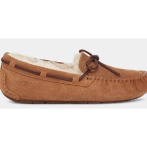 UGG Slippers Dakota Chestnut Brown Womens 9 Slip On Fur Lined Wool UGGs Y2K